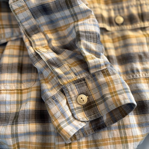 Eddie Bauer Relaxed Fit Plaid Long Sleeve Button Up Shirt Size Large Men’s - Picture 5 of 7